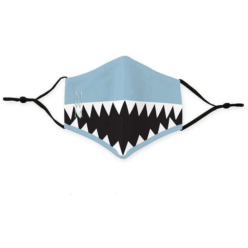 Shark Print Kids Protective Cloth Face Mask