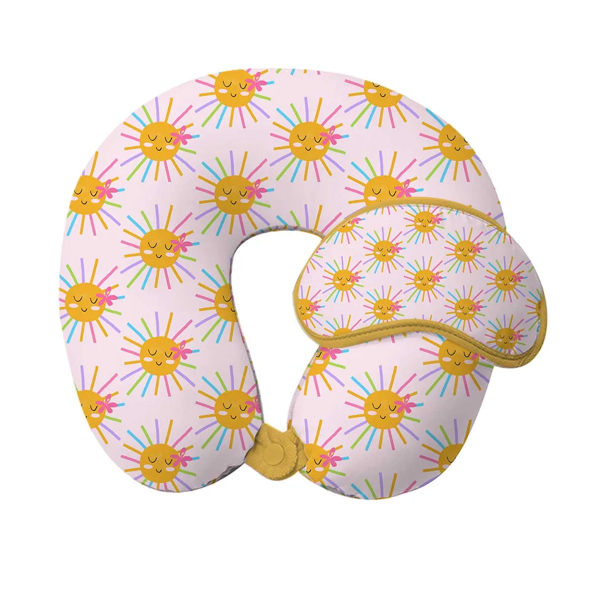 Sunny Love Neck Pillow & Eye Mask Set of 2