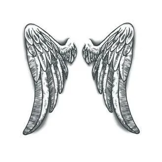 Tattooed Now! Angels Wings