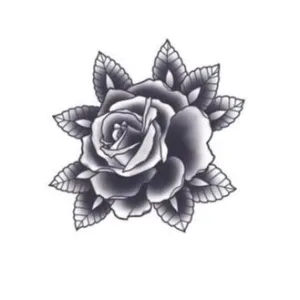 Tattooed Now! Black Rose