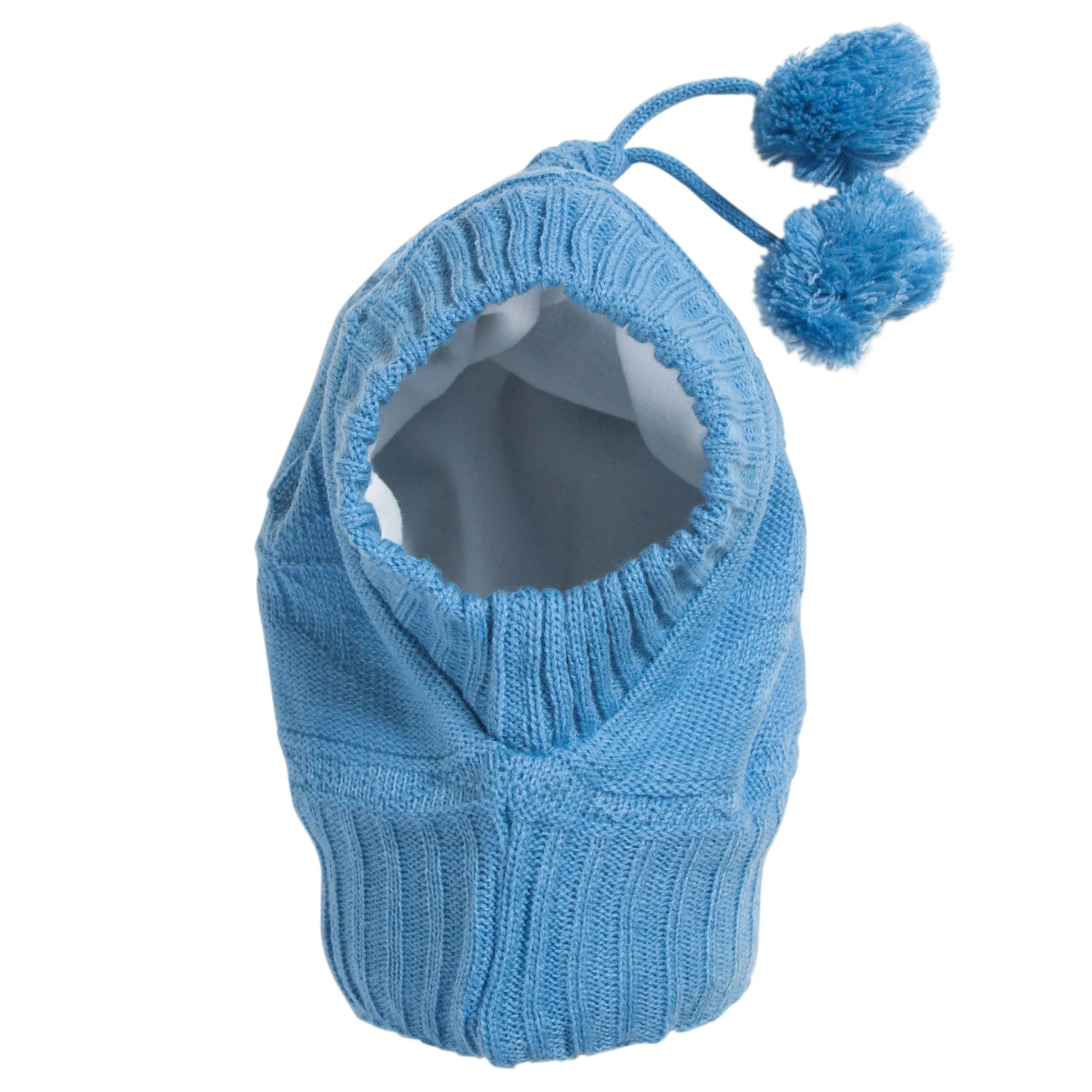 TopHeadwear Toddlers One Hole Winter Flake Pom Ski Mask