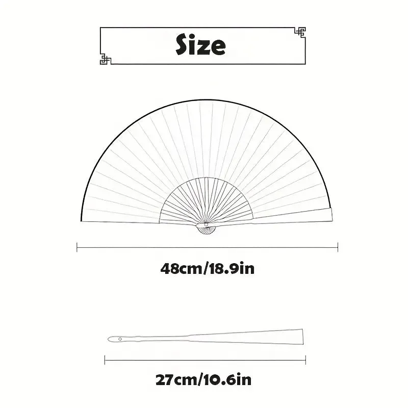 Traditional Style Dragon Pattern Fan