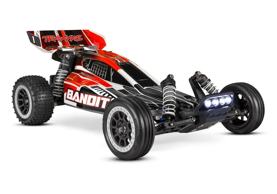 Traxxas Bandit 1/10 Buggy XL-5 RTR w/Lights (Red/Black)