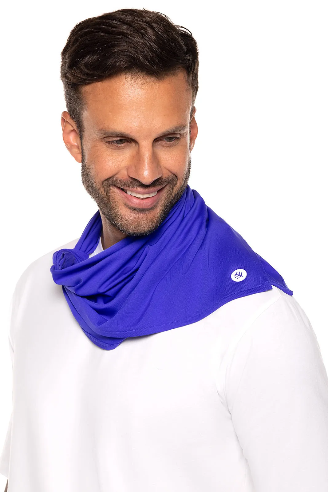 Unisex Virasana Performance Sun Bandana  |  Baja Blue