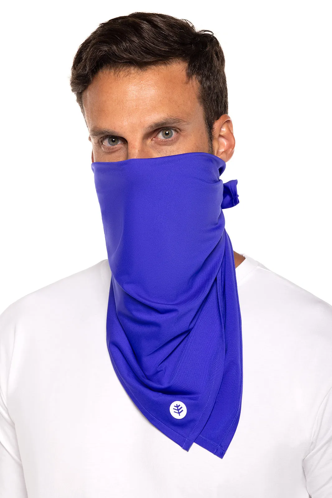 Unisex Virasana Performance Sun Bandana  |  Baja Blue