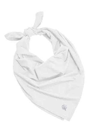 Unisex Virasana Performance Sun Bandana  |  White