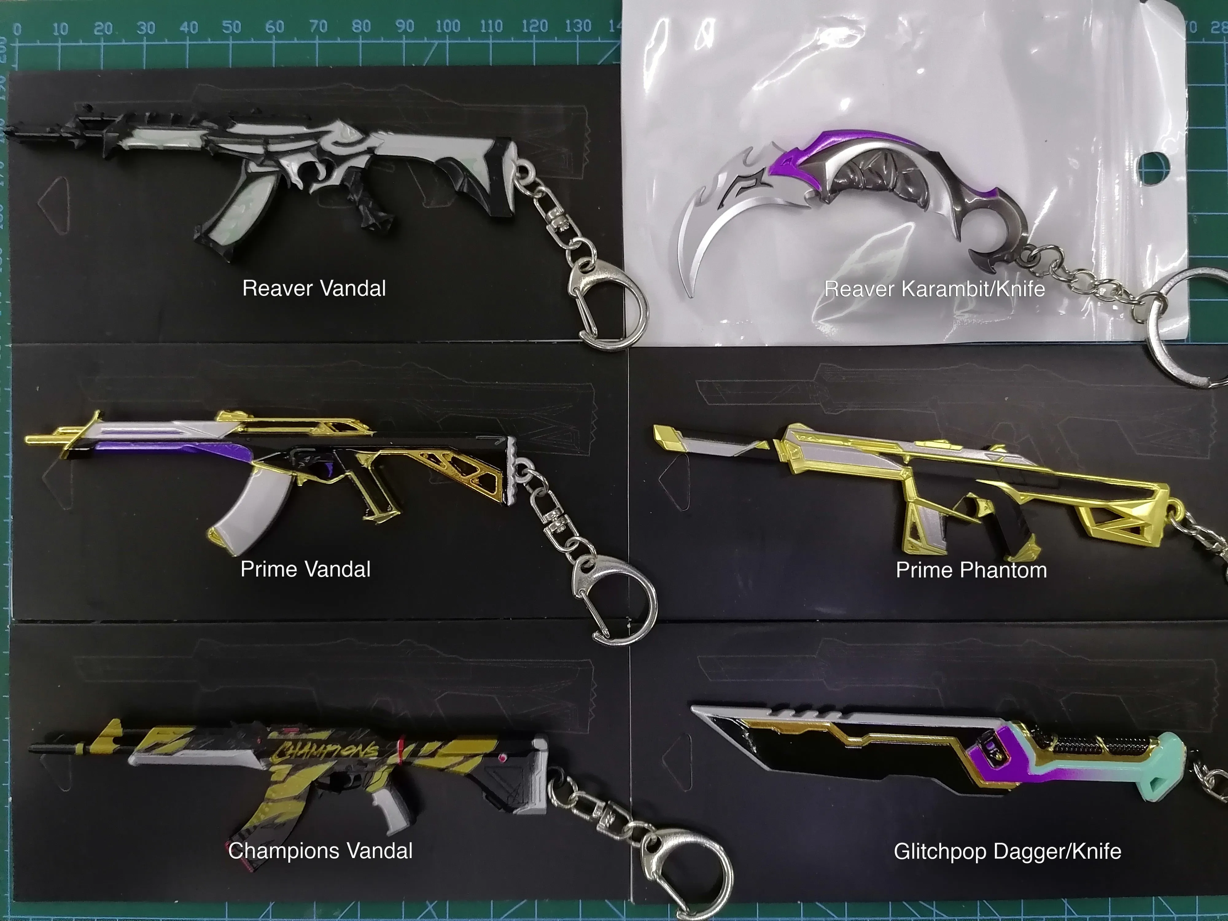 Valorant Weapon Keychain