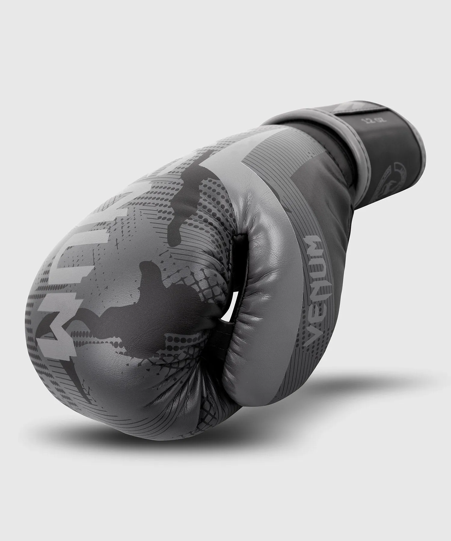 Venum Elite Boxing Gloves - Black/Dark camo