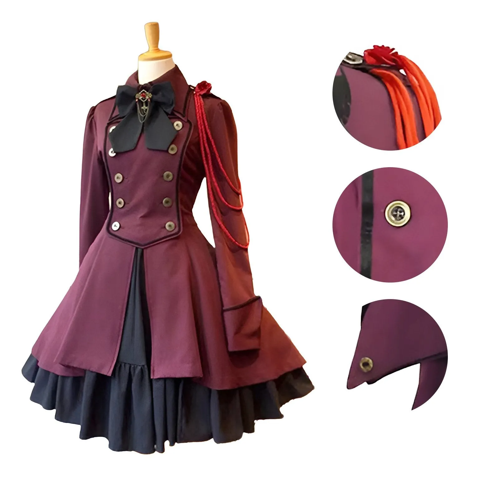 Victorian-Inspired Gothic Cosplay Costume