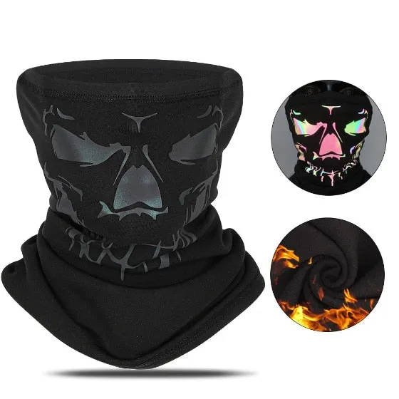 Warm Winter Cycling Face Mask Fleece Sport Headwear Bike Bandana Ski Running Training Neck Warmer Bicycle Scarf