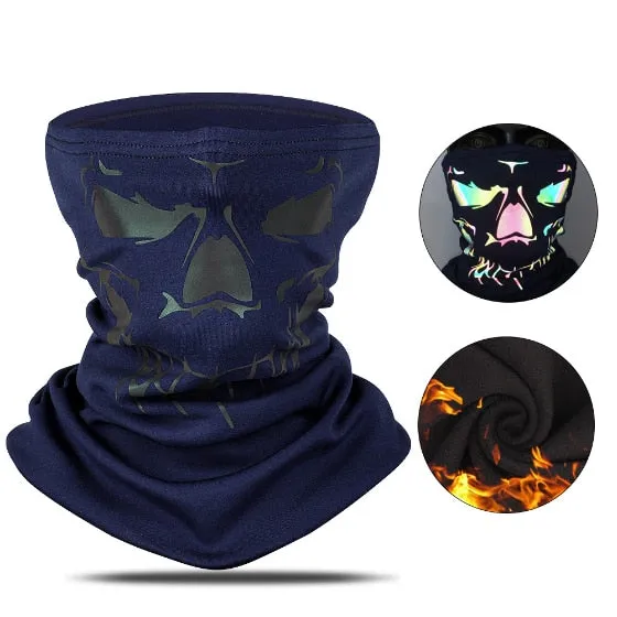 Warm Winter Cycling Face Mask Fleece Sport Headwear Bike Bandana Ski Running Training Neck Warmer Bicycle Scarf