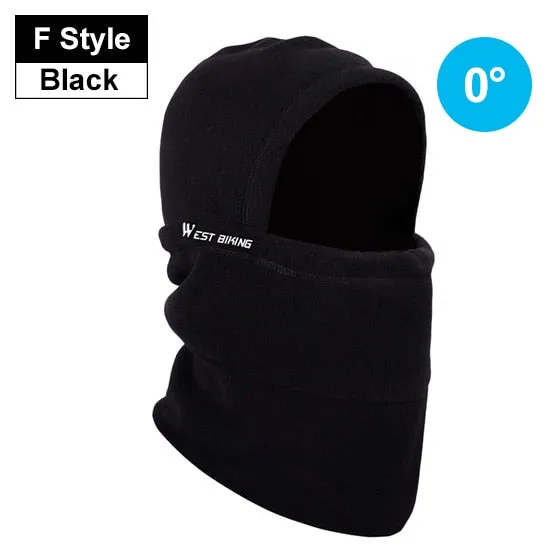 Winter Cycling Face Mask Fleece Thermal Balaclava Keep Warm Windproof Ski Mask Cap Snowboard Bike Bicycle Face Mask