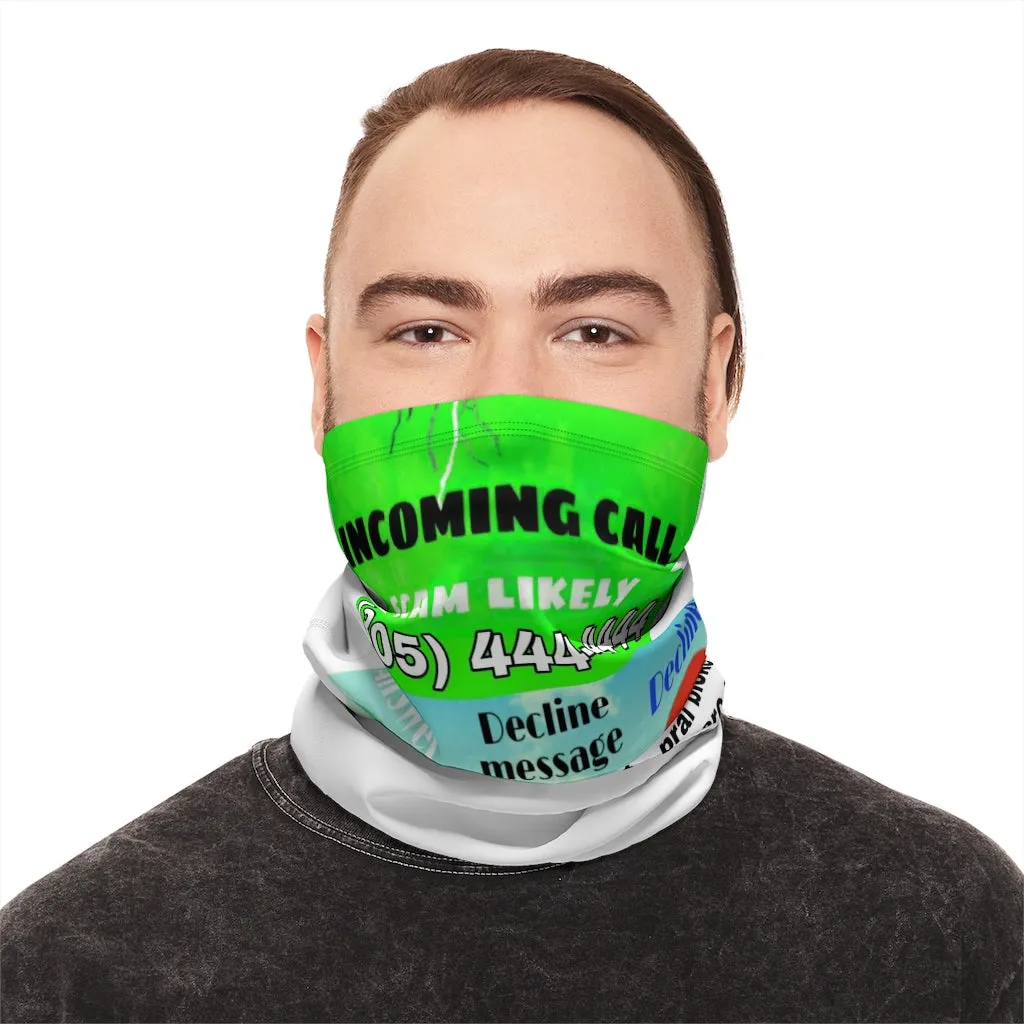 Winter Neck Gaiter With Drawstring