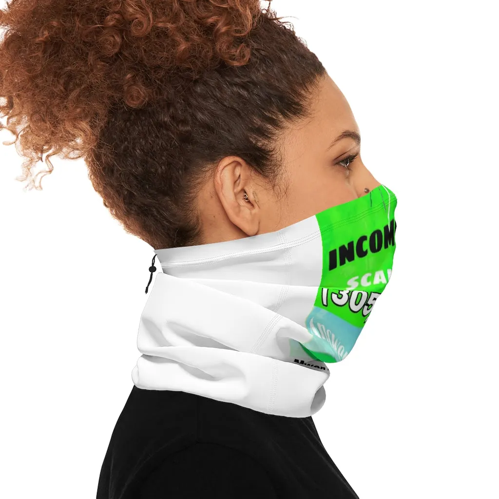 Winter Neck Gaiter With Drawstring