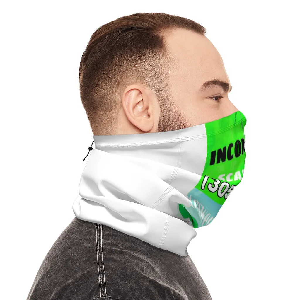 Winter Neck Gaiter With Drawstring