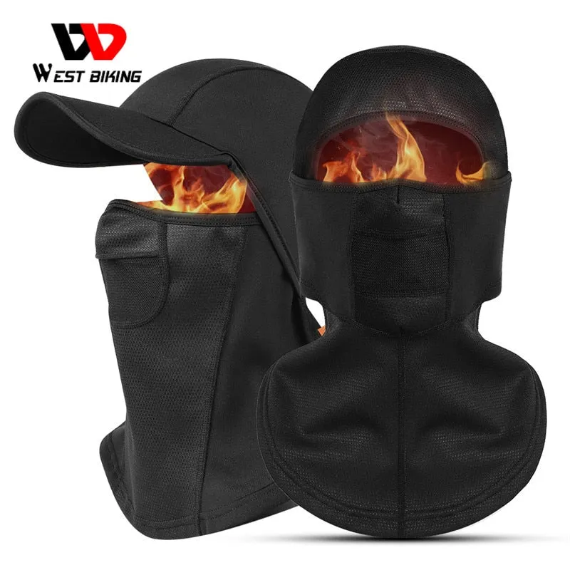 Winter Sport Face Cover Warm Fleece Cycling Cap Bike Neck Warmer Men Women Running Scarf Ski Motorcycle Head Cap Hat